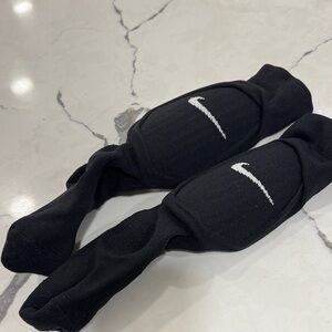 Nike Black and White Sports Toddler Sports Socks with Built-in Shin Guards - S/M